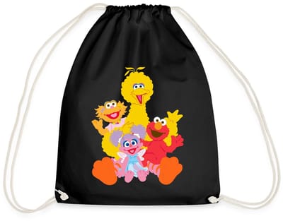 Sesamstraat Bibo Elmo Sina Abby Cadabby Gymtas