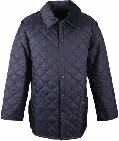 Barbour Liddesdale Jas Navy - Maat S - Heren - Gewatteerde jassen