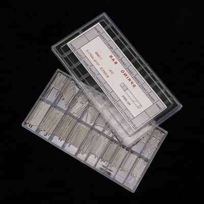 Duurzame 1mm horlogeband veerstangen voor het verbinden van metalen banden, accessoires voor horlogemakers en horlogepartijen