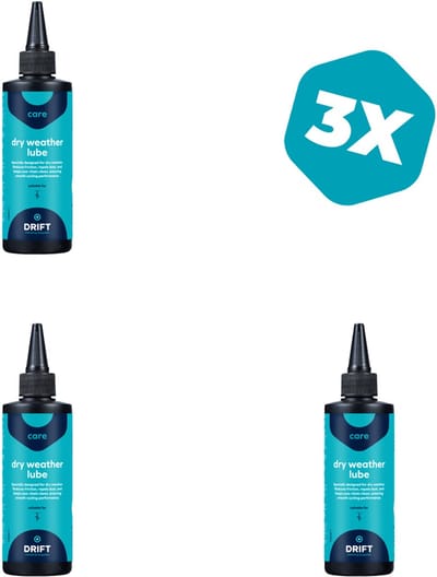 3 × Dry Weather Lube - Fietsketting Smeermiddel voor Droge Weersomstandigheden - 120 ML