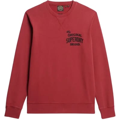Superdry - Workwear sweatshirt met applicatie - Heren - Truien