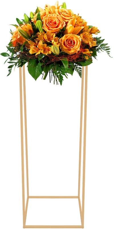Bloemenstandaard metaal 28x28x80cm Vloerstandaard Bruiloft Middenstukken Voor Feest Decoratie
