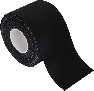 Zelfklevende Borstlift Tape voor Push-up Effect, Nipple Covers en Zweetbestendige Body Tape voor Contour Lift (Zwart)