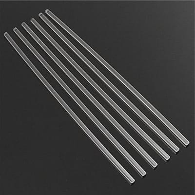 Acryl Staven - Transparante Stokken - Modelbouw Ondersteuning - Hoge Transparantie - 6x300 mm 6 Stuks - Transparant