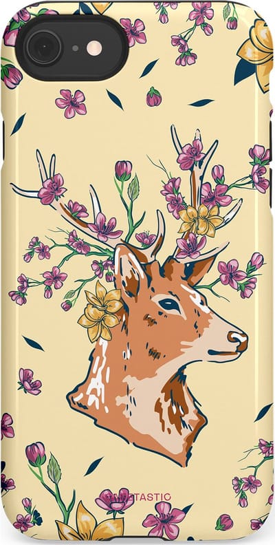 Casetastic Hoesje Geschikt voor Apple iPhone 7/8/SE - Stijlvolle Beschermende Duo-layer Case - Woudwonder