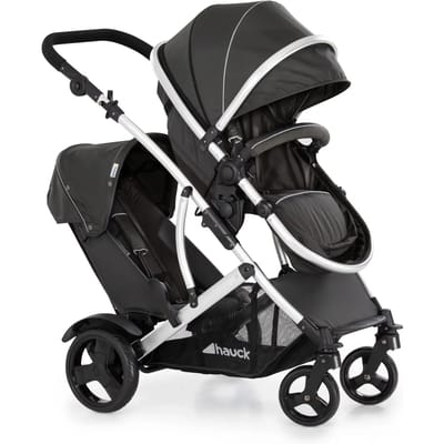 Hauck Duett 2 duo buggy - Vanaf geboorte - Zwart
