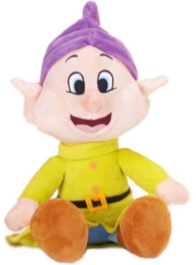 Dopey - Sneeuwwitje en de Zeven Dwergen Pluche Knuffel 36 cm - Speelgoed Knuffels voor Kinderen Jongens Meisjes - Disney Snowwhite Plush Toy - Dopey
