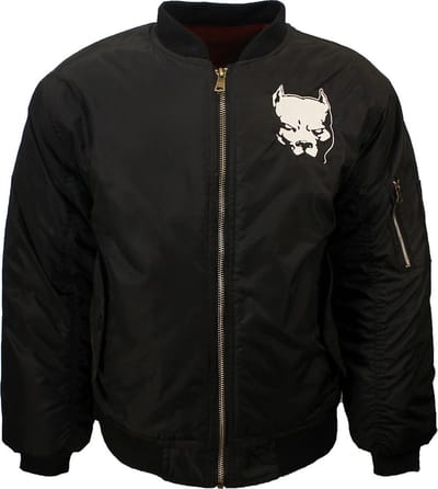 Pitbull Geborduurd Logo Bomber Style Jas - Origineel Design - 4XL