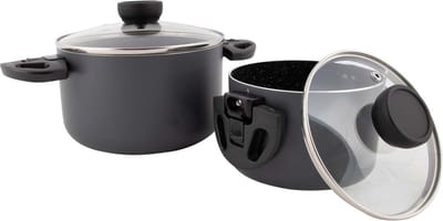 Bo-Camp - Pannenset - Twist - Compact 2 - Aluminium - Inductie