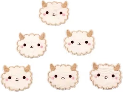 Schaap - strijk embleem - patch - patches - stof & strijk applicatie - School - textiel - jassen