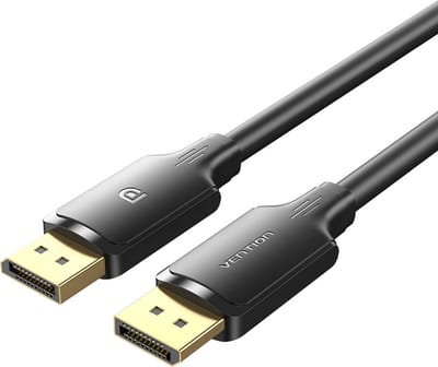 Vention HAKBF DisplayPort kabel 1 m Zwart