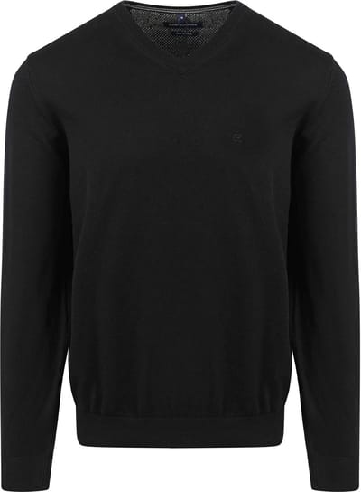 Casa Moda Pullover Zwart - Maat S - Heren
