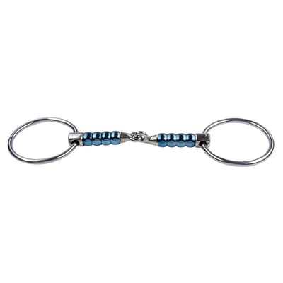 Dubbel bit voor paarden Trust Sweet Iron Cherry roller
