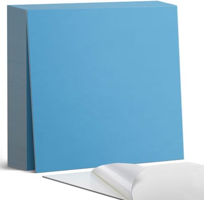 Coloray Plaktegels - Blauw Zelfklevende Tegels - 20 cm x 20 cm - Blauw Plaktegels - 20 stuks - Vierkant PVC Tegels - Plaktegels Badkamer - Plaktegels Vloer - Vinyl Tegels - Wandtegel Zelfklevend