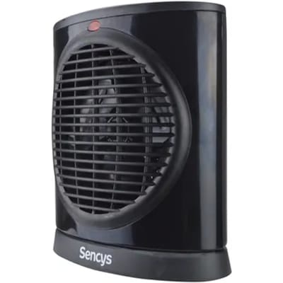 Sencys Ventilatorkachel Ip21 - 2000w - Zwart - 2 Standen