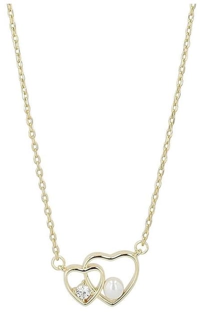 AKZENT Akzent Dames ketting met hanger "Ando" van 925 Sterlingzilver, gerhodineerd, duurzaam