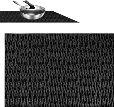 Grote Siliconen Beschermmat voor Inductiekookplaat 52 x 78 cm - Hittebestendig, Antislip en Duurzaam