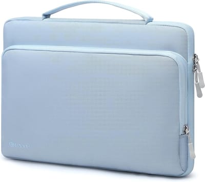 Laptop Sleeve 13.3-14 Inch - Beschermhoes voor MacBook Pro, Air en Surface Laptop - Lichtblauw, Waterdicht en Schokbestendig
