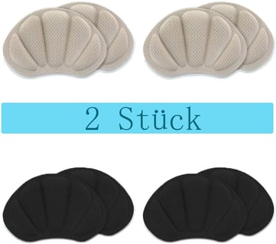 Dailygoods- Hielpads 2 Stuks - Knikbescherming - Inlegzolen Heren/Dames - Antislip - Hoogwaardig Materiaal - Ergonomisch Ontwerp