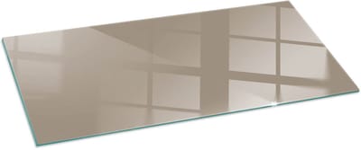 Tulup Kachel Vloerplaat - Kleur Bruin Plaat Voor Onder Houtkachel - 125 cm x 50 cm - Bruin Vloerplaat Openhaard - Rechthoek Kachel Vloerplaat - Plaat Voor Onder Kachel - Vloerplaat Voor Kachel - Vloerplaat Voor Houtkachel
