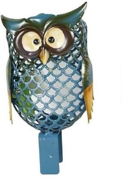 Tuin uil-blauw-tuindecoratie-Animal King