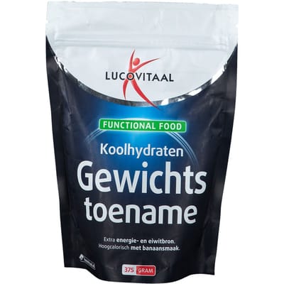 Lucovitaal Koolhydraten Gewichtstoename Poeder - 375 gr