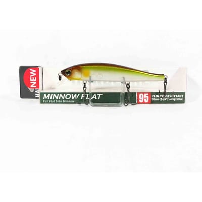 Yo Zuri Duel Hardcore Minnow Flat 95F Drijvend kunstaas R1359-MGSA (3851) gray