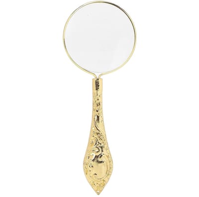 Allecto - Handheld Vergrootglas - Vintage Metaal Handgreep - Antiek Design - Voor Lezen en Onderzoeken - Ideaal voor Hobbyisten en Professionals - ...
