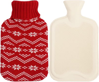 2 liter warmwaterkruik met lekvrije hoes - warmte koudetherapie - pijnverlichting