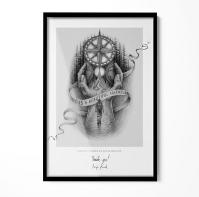 Tulup Fotolijst - Zwart Posterlijst - Kliklijst 20x30 cm - Fotolijst Voor Muur - Decoratieve Lijst