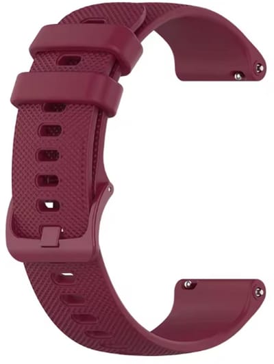 New Age Devi - Siliconen bandje - bordeauxrood geschikt voor Garmin Vivoactive 3 Venu 2 Plus Venu SQ Forerunner 55 en 245