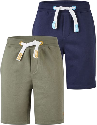 riverso Heren Short RIVBrian 2 Pack regular/straight Veelkleurig S Volwassenen Sweatshorts / Zomershorts met Trekkoord