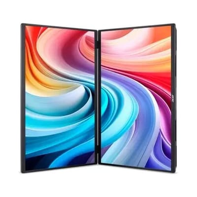 Acer PD193QTE - Opvouwbaar Portable Dual Screen Monitor – 18.5 inch - Touchscreen - 100Hz