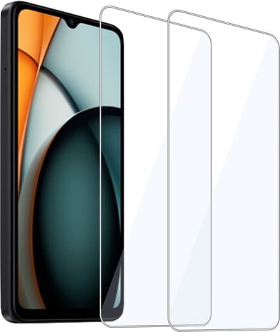 2x Geschikt voor Xiaomi Redmi A3 - Screenprotector - Beschermglas - GuardCover