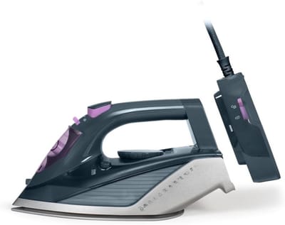 SVN® Strijkijzer Draadloos - Strijkijzer - Stomer Kleding - Grijs - 31cm x 14cm x 16cm
