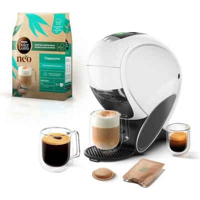 15 bar koffiepadkoffiezetapparaat 1600w wit - krups - KP850110