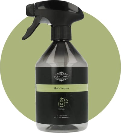 Scentchips Black Vetyver Interieurspray - Roomspray – Huisparfum – Huisspray – Geurspray – 500ML