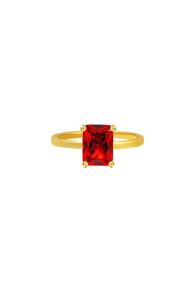 Ring Shimmer Rood Koper 18