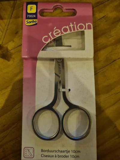 Borduurschaartje 10cm Sorbo