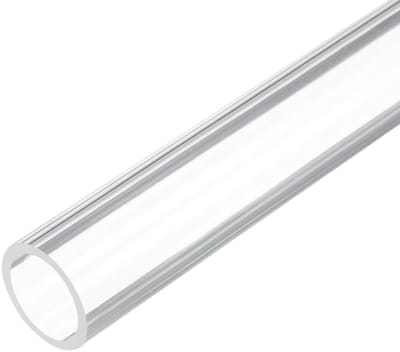 Dailygoods- Plastic Buis 14 Inch - Doorzichtig - Acryl Buis - Polycarbonaat Buis - Waterdicht - Voor Sanitair/Aquarium - Acrylbuis