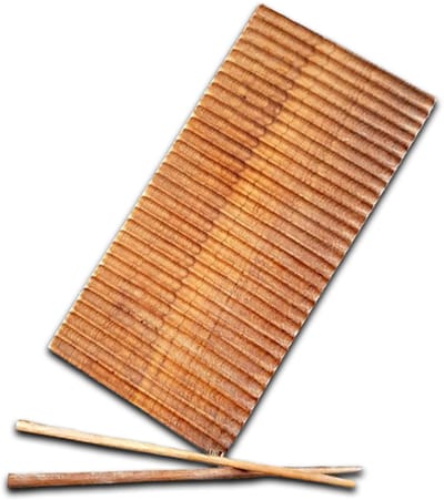 Rico & Plato Sushi houten dienblad – sushi serveerplank ‘Tokyo’ 30 cm x 15 cm x 1,5 cm – Teakhout