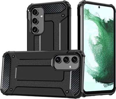 Hoesje Geschikt voor Samsung Galaxy A54 | Shock Proof | Hybride Back Cover | Beschermhoes | Schokbestendig | Extra bescherming | Zwart