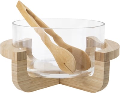 Cosy & Trendy Slakom 30x25xh15,3cm Glas + Tang