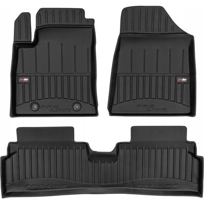 FROGUM HYUNDAI KONA II Electric 2022- automat - Automatten - 3D pasvorm - Hoge rand 6 cm - Geurloos TPE