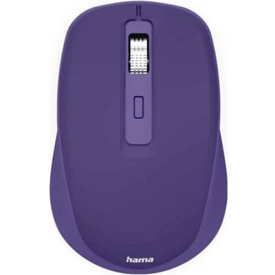 Hama WM-450 - Optische draadloze muis - 7 knoppen - 2.4 GHz RF & BT - Stil - Blauw