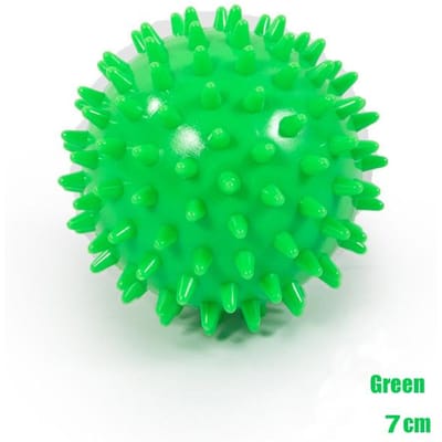 Balle de Massage Picotée en PVC Durable Point de Déclenchement Active Fitness Mains et Pieds Douleur Plantaire Soulagement Fasciite Plantaire 9cm Balle Active