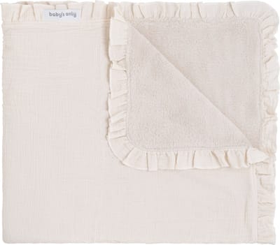 Baby's Only Wiegdeken teddy - Baby deken Calm - Deken voor in de wieg of co-sleeper - Dekentje voor jongens & meisjes - 2.3 TOG - 4-seizoenen - 70x95 cm - Warm Linen - 100% katoen
