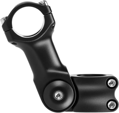 Fiets Stem 31.8mm x 110mm, Verstelbare Aluminium Handvat Riser met ± 60° Hoek voor Verbeterde Controle en Comfort