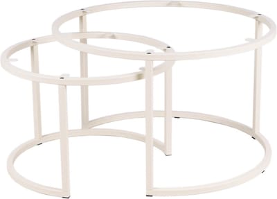 MaximaVida frame Chicago ronde salontafel set ivoor - maak zelf je salontafel set