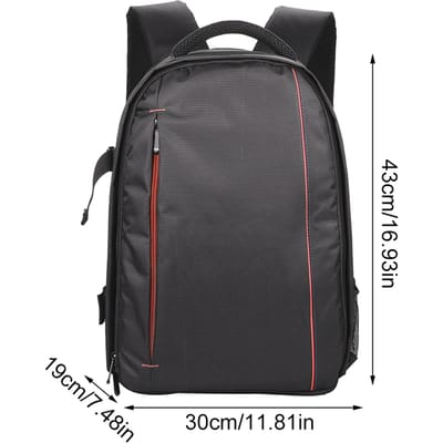 Buitenkleding Slijtvast DSLR Digitale Camera Video Rugzak Waterbestendig Multifunctioneel Ademend Fotografie Camera Red rood